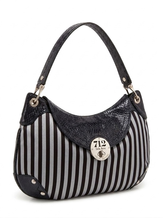 henri bendel Handbags - Henri Bendel 712 5th Ave Centennial Striped Hobo Bag